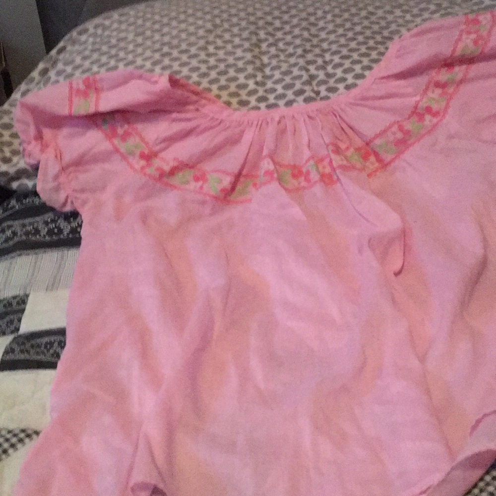 Vintage Pink Blouse